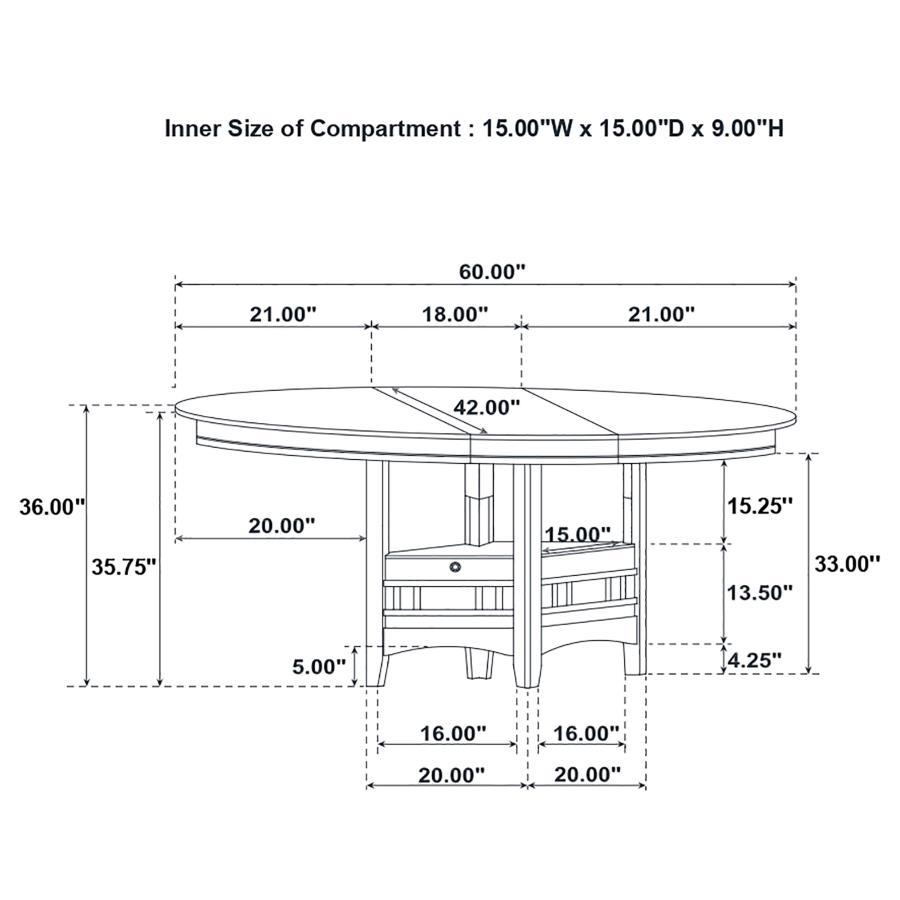 Lavon - Oval Counter Height Dining Set by CoasterEveryday | Bel Furniture