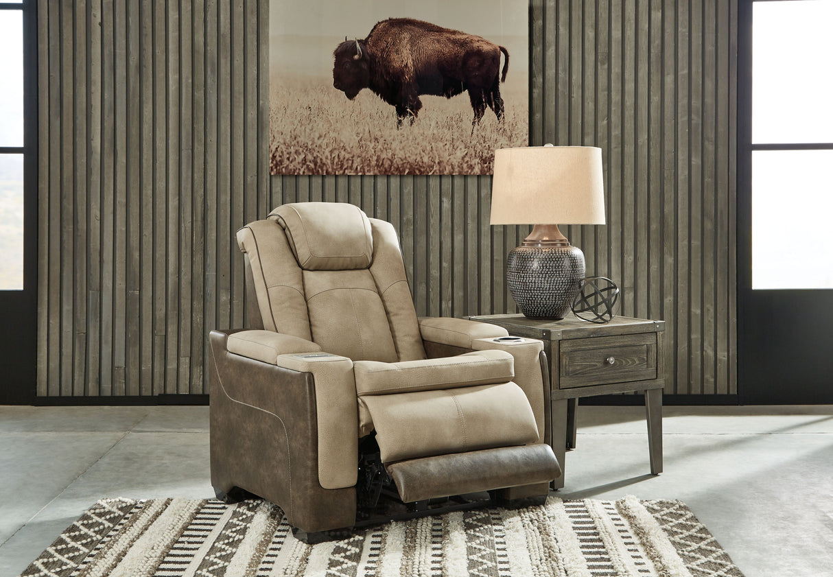 Next-gen Durapella - Pwr Recliner/Adj Headrest by Signature Design by Ashley® | Bel Furniture