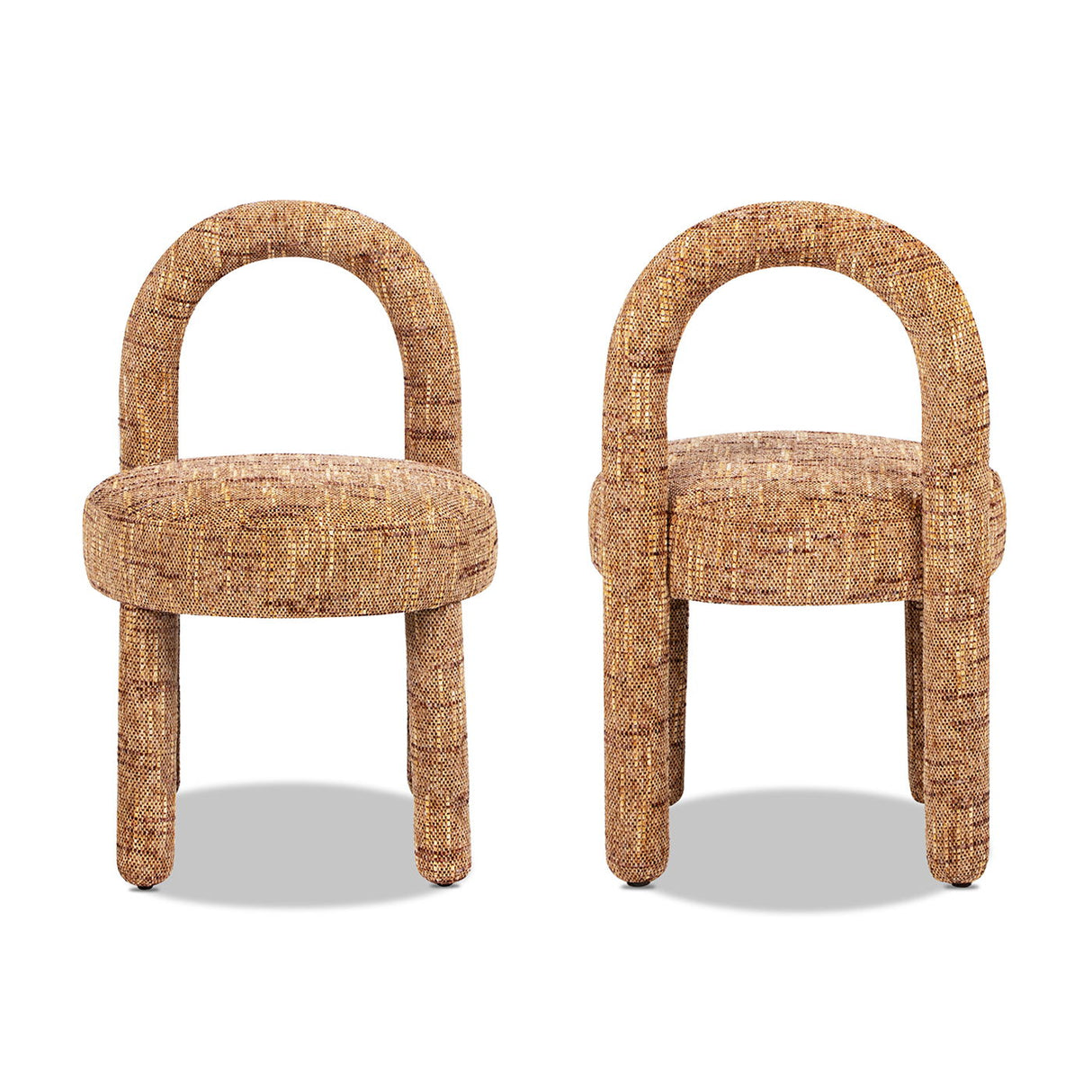 Penny - Round Arched Fully Upholstered Dining Side Chair (Set of 2)