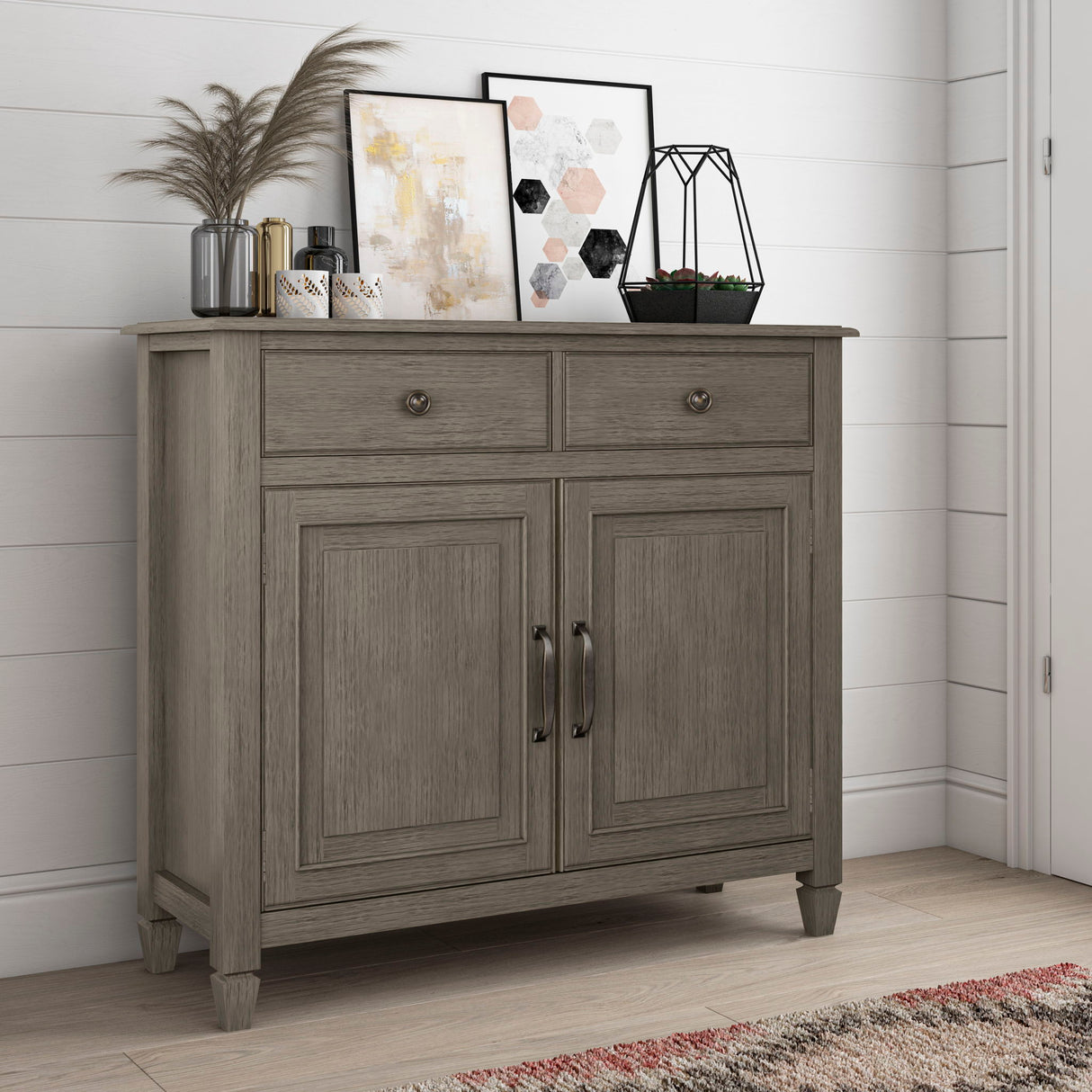 Connaught - Handcrafted Entryway Storage Cabinet
