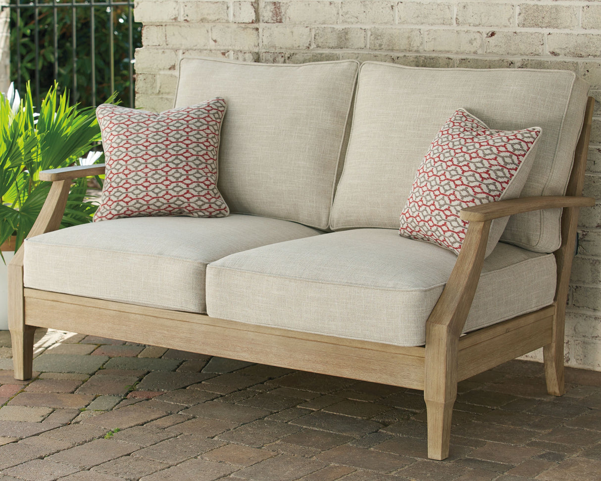 Clare View - Beige - Loveseat w/Cushion by Signature Design by Ashley® | Bel Furniture