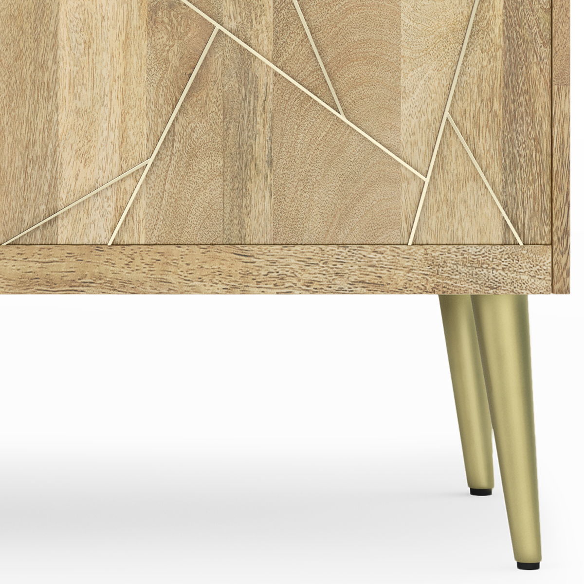 Jager - TV Media Stand - Natural by Simpli-Home | Bel Furniture