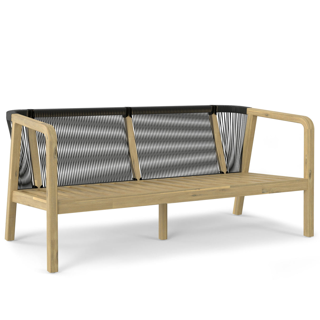 Palmetto - Outdoor Sofa - Stone Gray by Simpli-Home | Bel Furniture