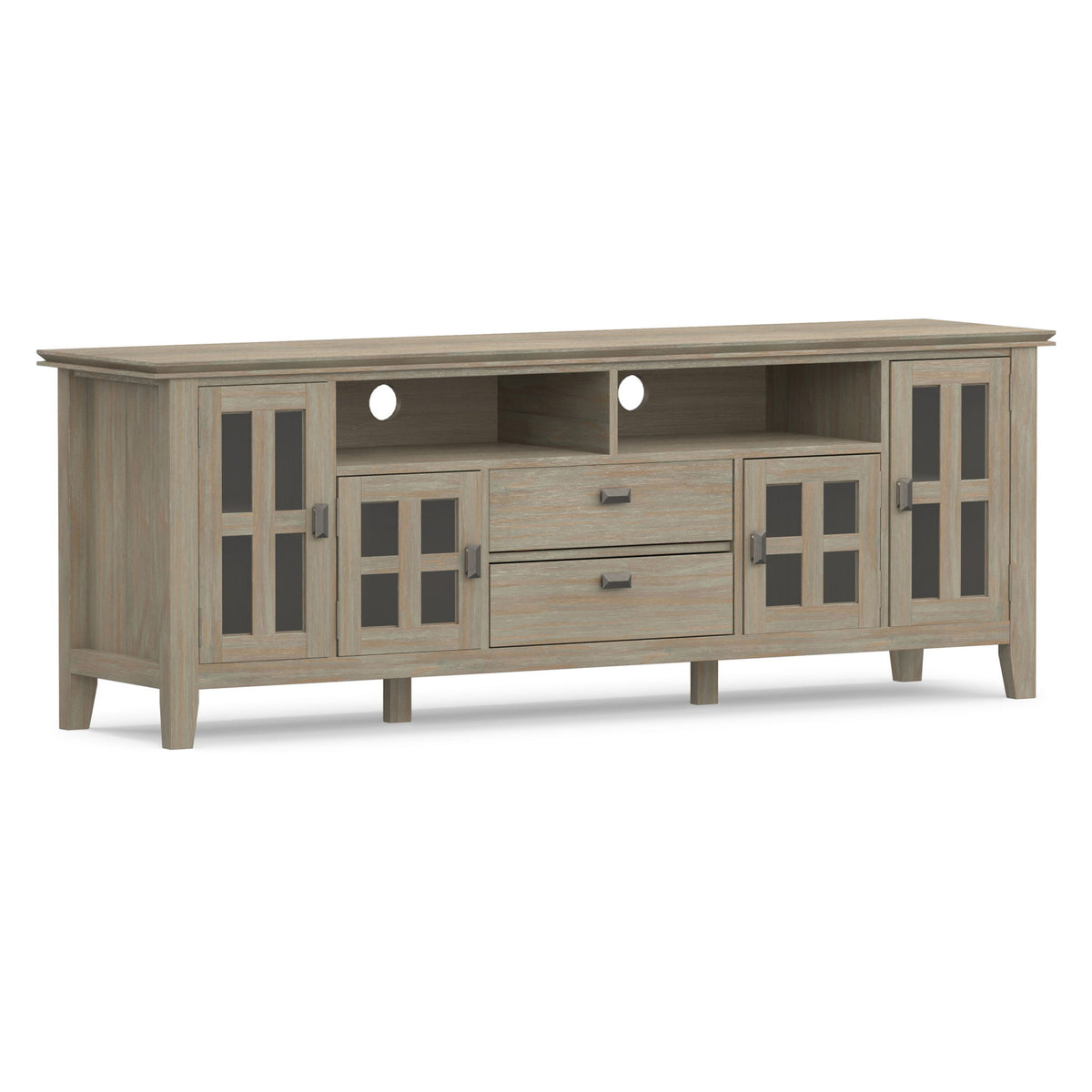 Artisan - TV Media Stand - Distressed Gray