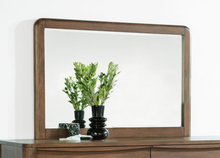 Maderia - Dresser Mirror - Walnut by Coaster Fine Furniture | Bel Furniture