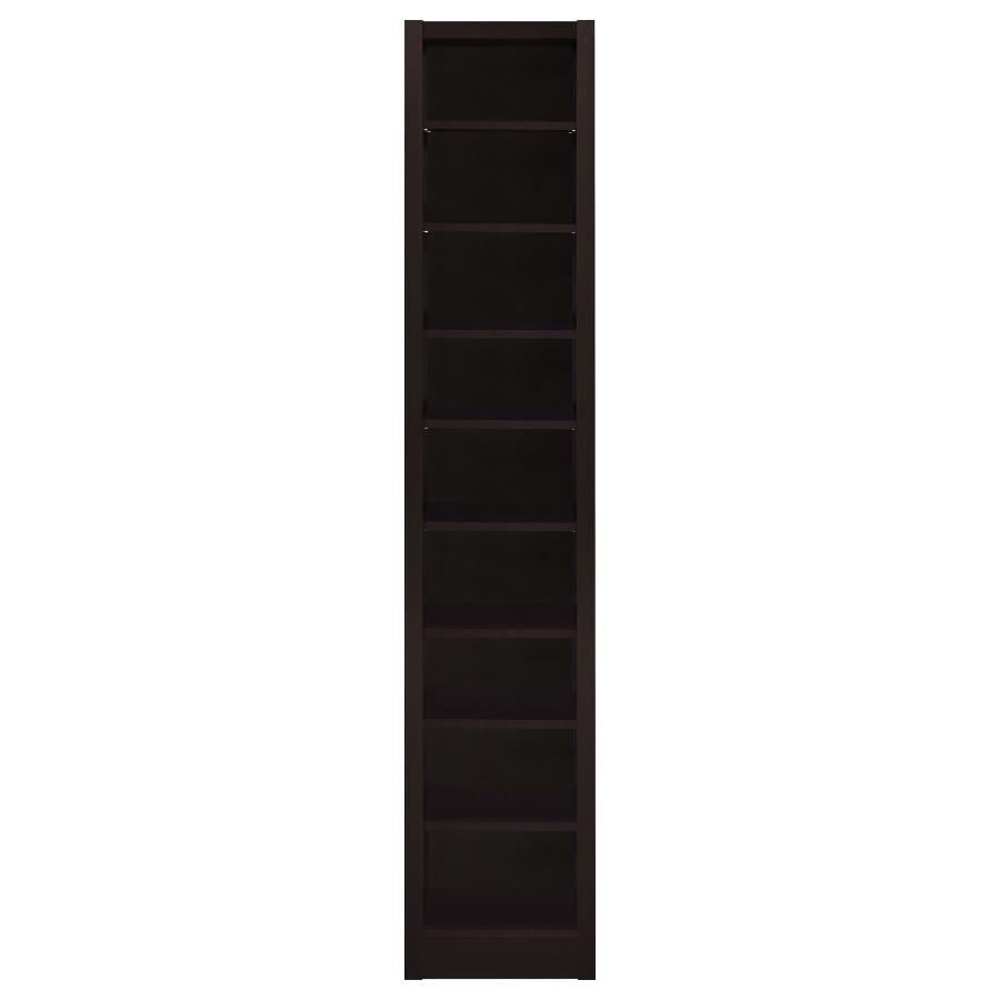 Eliam - 8-Shelf Bookcase - Cappuccino