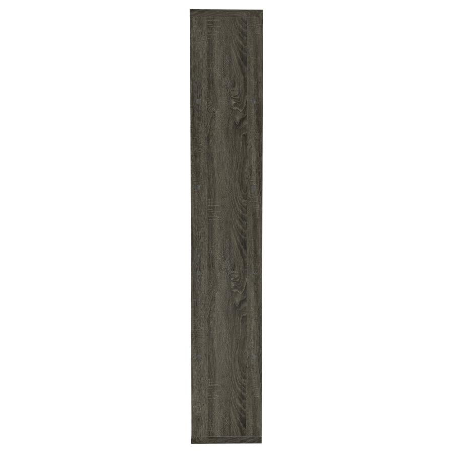 Harrison - 5-Shelf Bookshelf - Weathered Gray