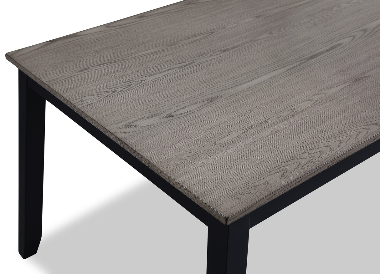 Eloise - 7 Piece Dinette Set - Charcoal / Gray by Crown Mark | Bel Furniture