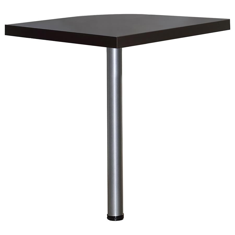Skylar - L-Shape Desk With Mobile File Cabinet - Cappuccino