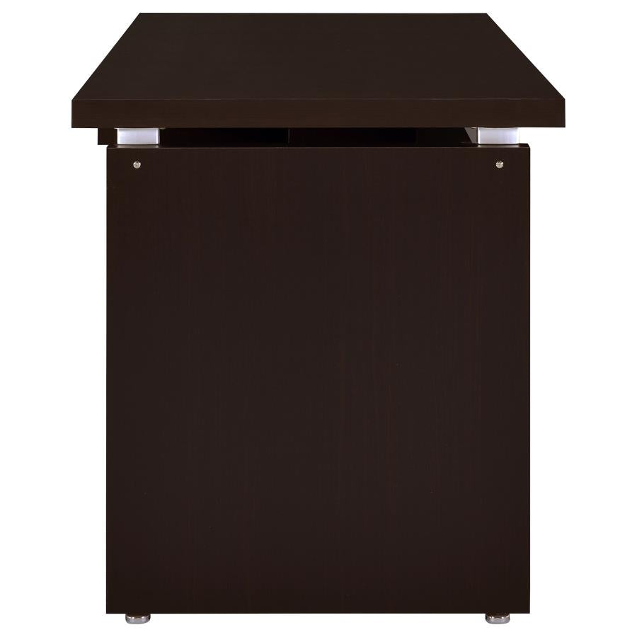 Skylar - Computer Desk With Keyboard Drawer - Cappuccino