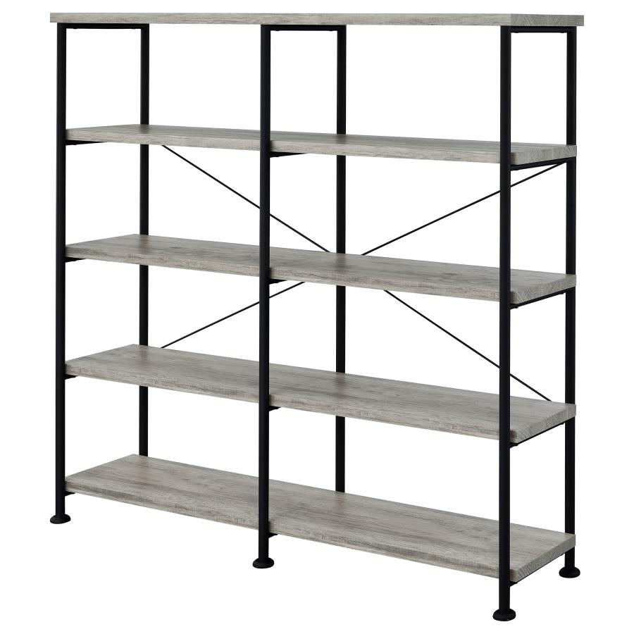 Analiese - 4-Shelf Double Bookshelf