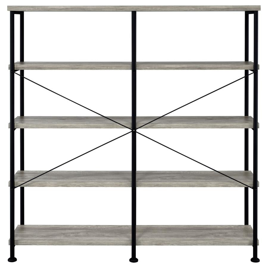 Analiese - 4-Shelf Double Bookshelf