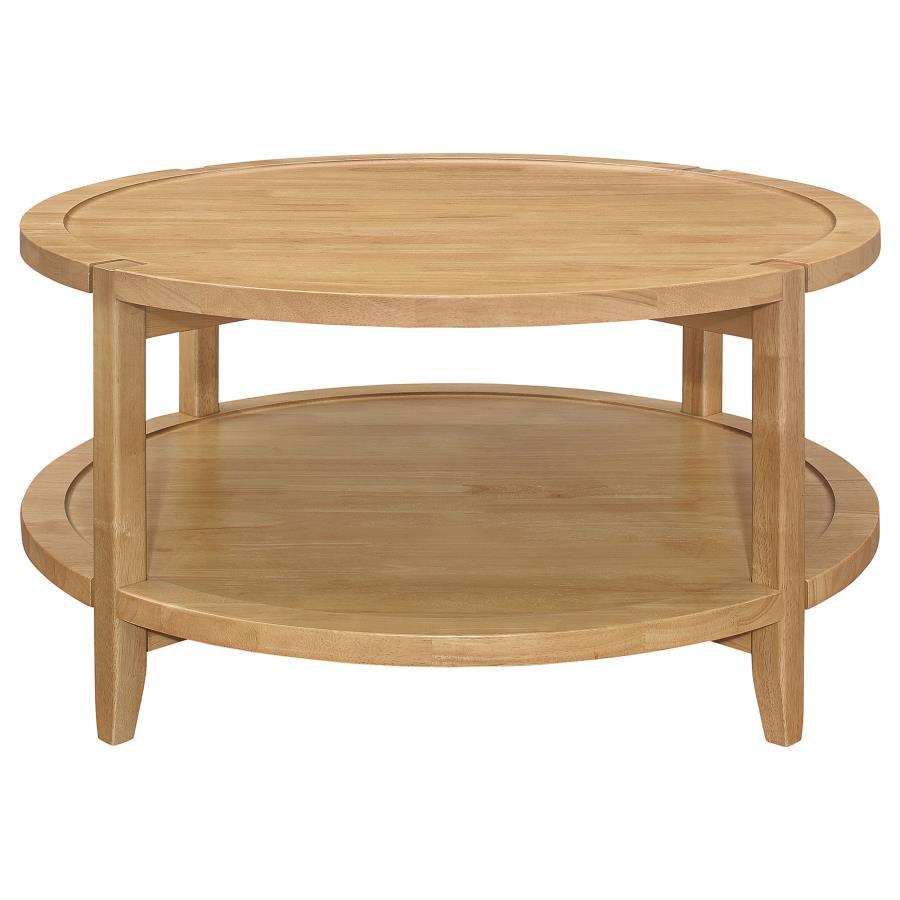 Camillo - Round Solid Wood Table by Coaster Fine Furniture | Bel Furniture