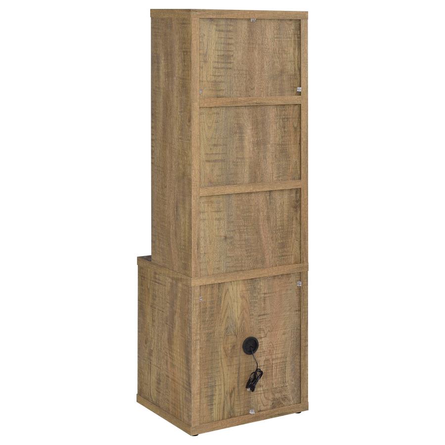 Westpark - 3-Shelf Bookcase USB And Lockable Drawer