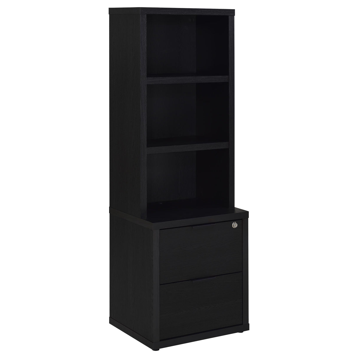 Westpark - 3-Shelf Bookcase USB And Lockable Drawer