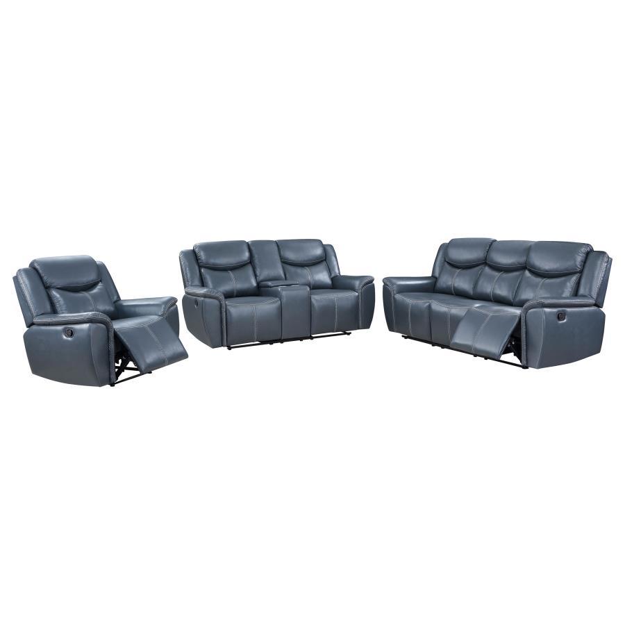 Sloane - Upholstered Reclining Sofa Set by Coaster Fine Furniture | Bel Furniture