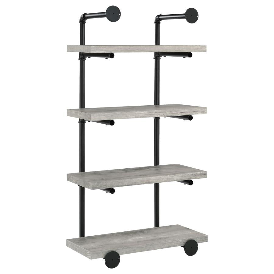 Elmcrest - 4-Shelf Wall Bookshelf