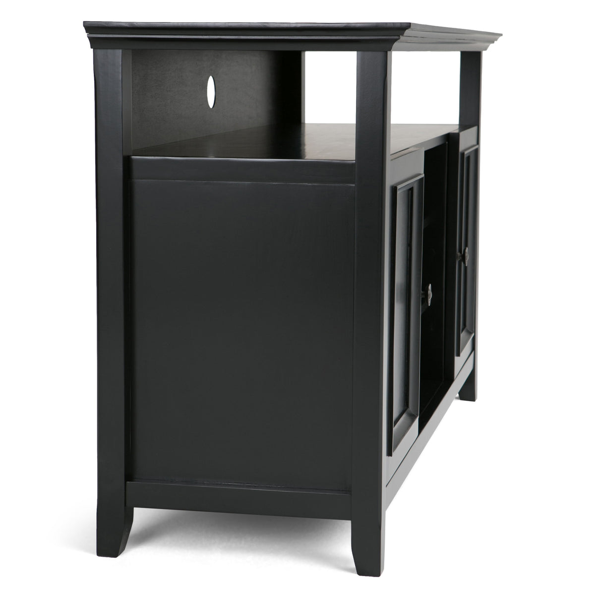 Amherst - TV Media Stand, Handcrafted by Simpli-Home | Bel Furniture