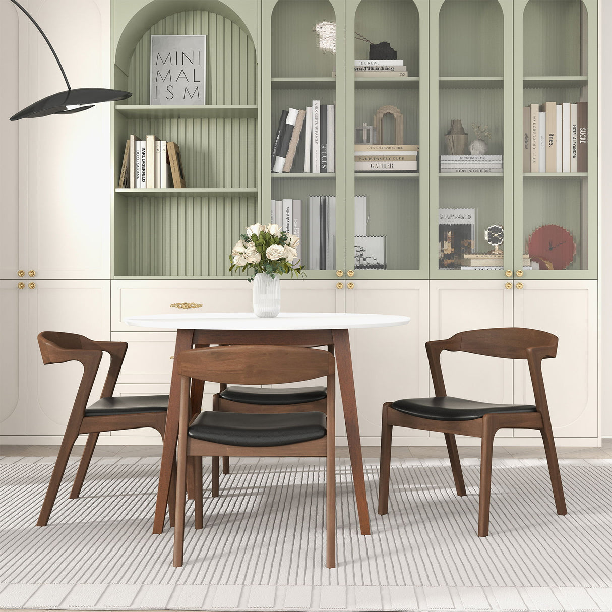 Dakota - Mid-Century Modern Velvet Dining Chair (Set of 2)