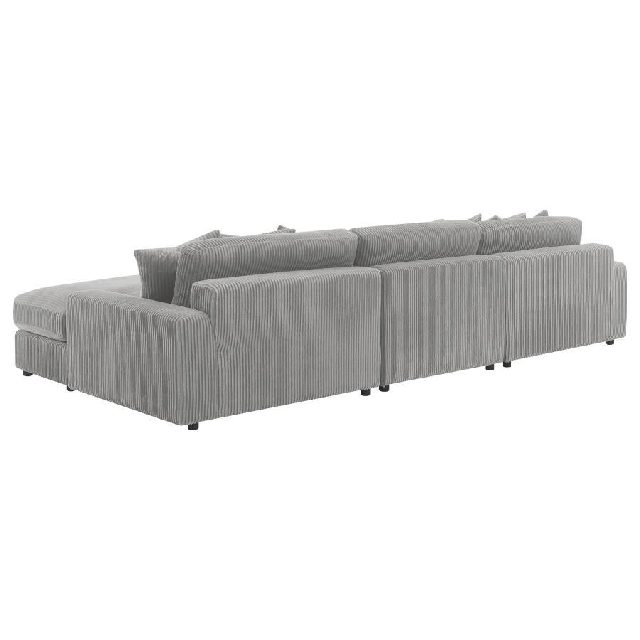 Blaine - Reversible Upholstered Chaise Sectional Sofa by Coaster Fine Furniture | Bel Furniture
