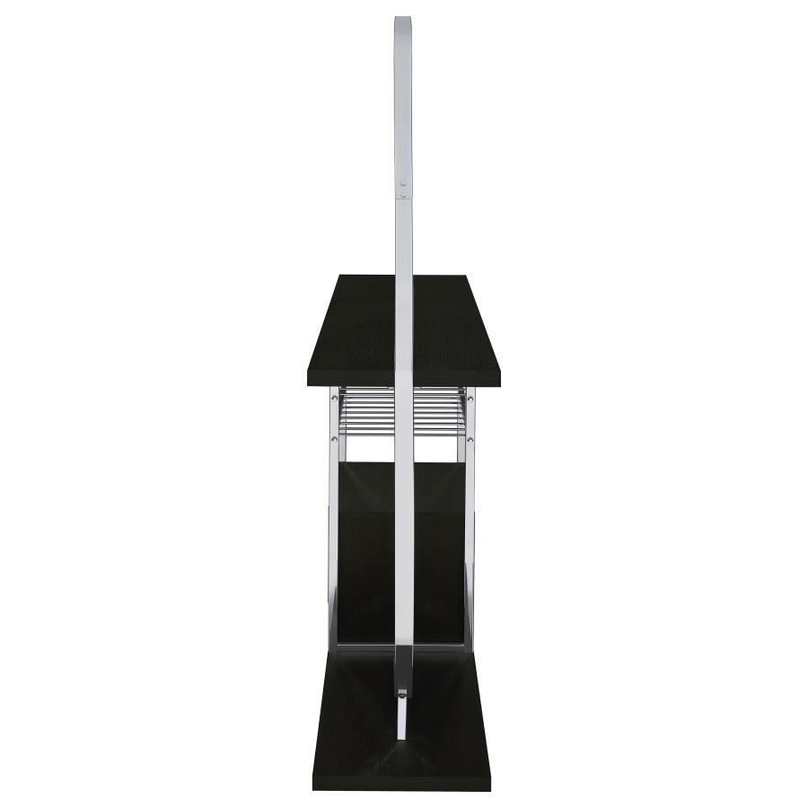 Risley - 2-Door Circular LED Home Bar With Wine Storage by Coaster Fine Furniture | Bel Furniture