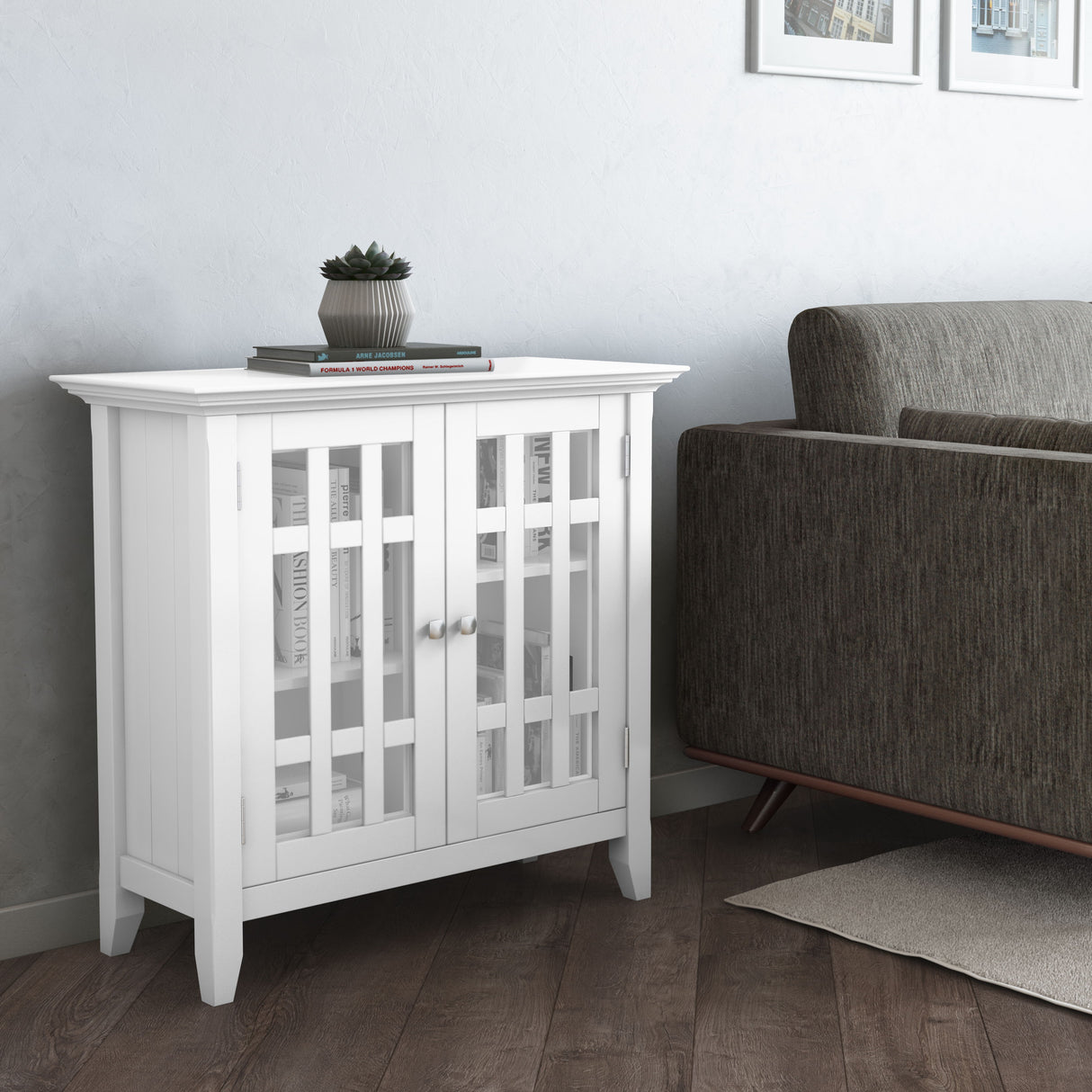 Bedford - Storage Media Cabinet by Simpli-Home | Bel Furniture