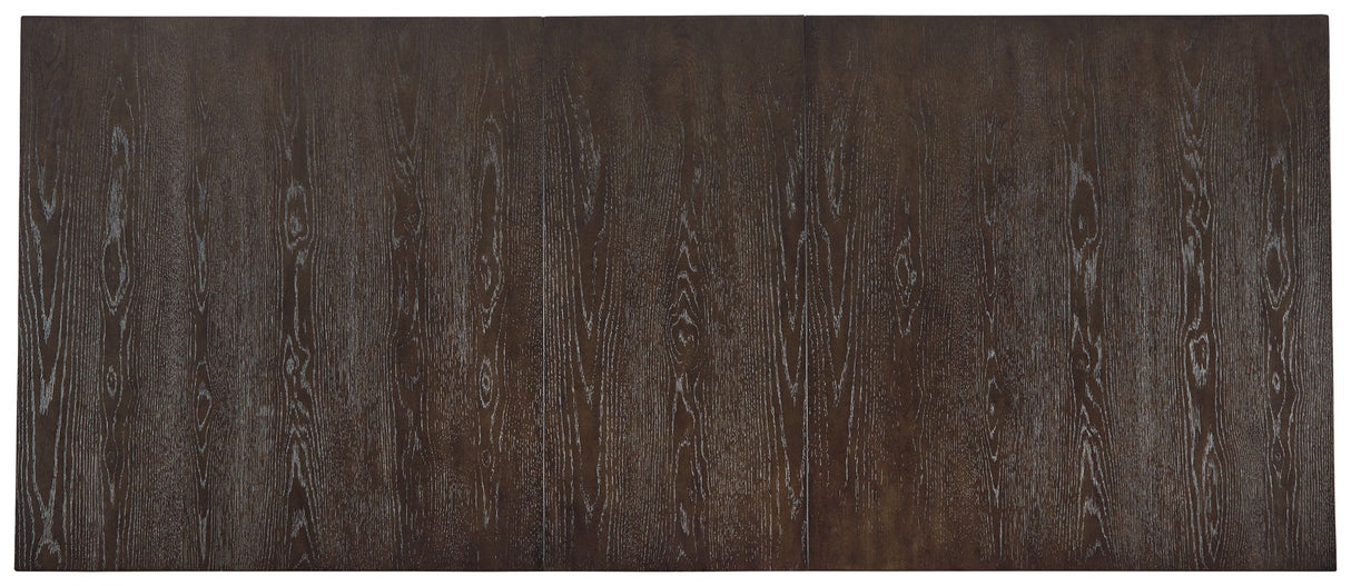 Burkhaus - Dark Brown - Rectangular Dining Room Extension Table by Signature Design by Ashley® | Bel Furniture