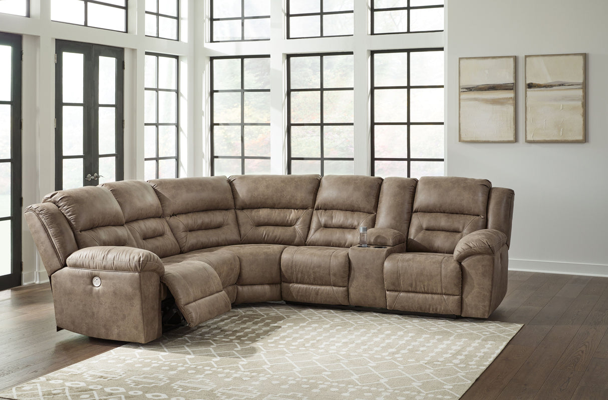 Ravenel - Power Reclining Sectional by Signature Design by Ashley® | Bel Furniture