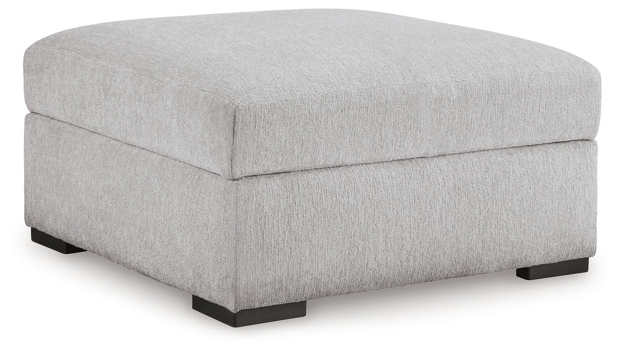 Gabyleigh - Nickel - Ottoman With Storage by Benchcraft® | Bel Furniture