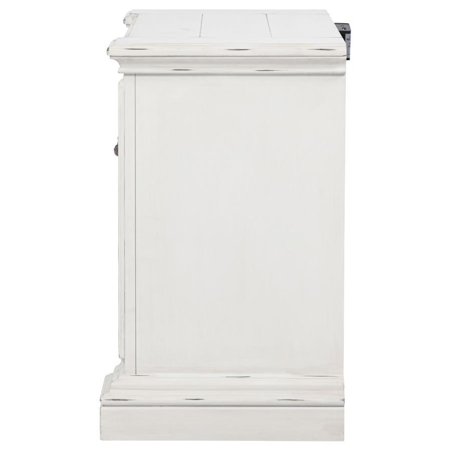 Mckinney - 2-Drawer Nightstand With Dual USB - Vintage White