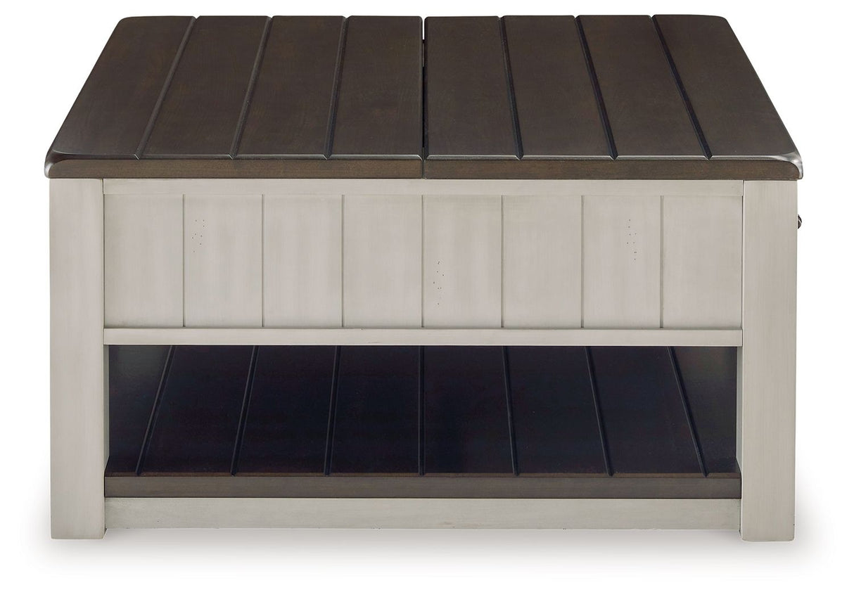 Darborn - Gray / Brown - Lift Top Cocktail Table by Signature Design by Ashley® | Bel Furniture