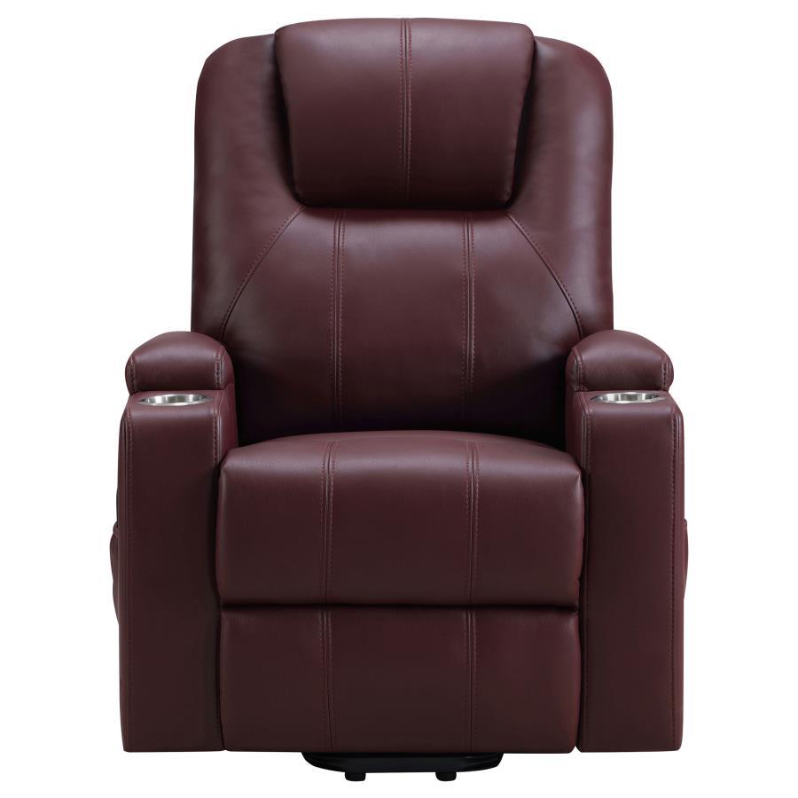 Armstrong - Upholstered Power Lift Massage Recliner by Coaster Fine Furniture | Bel Furniture