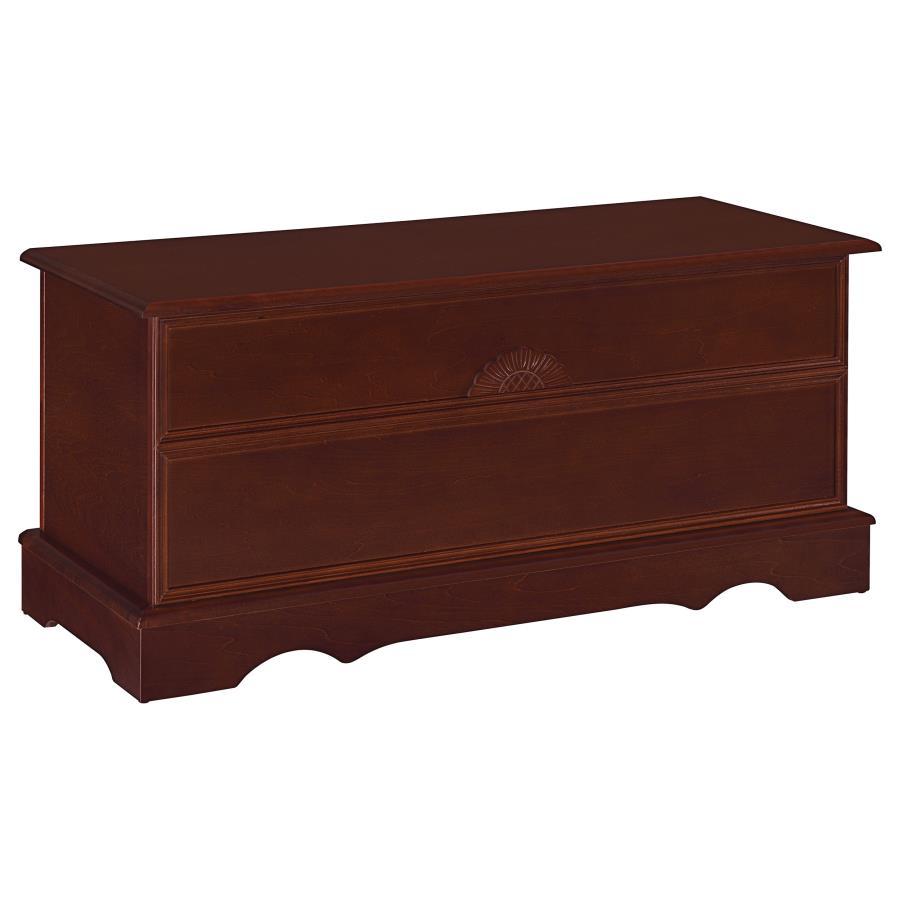 Paula - Cedar Chest Dark Brown by CoasterEssence | Bel Furniture