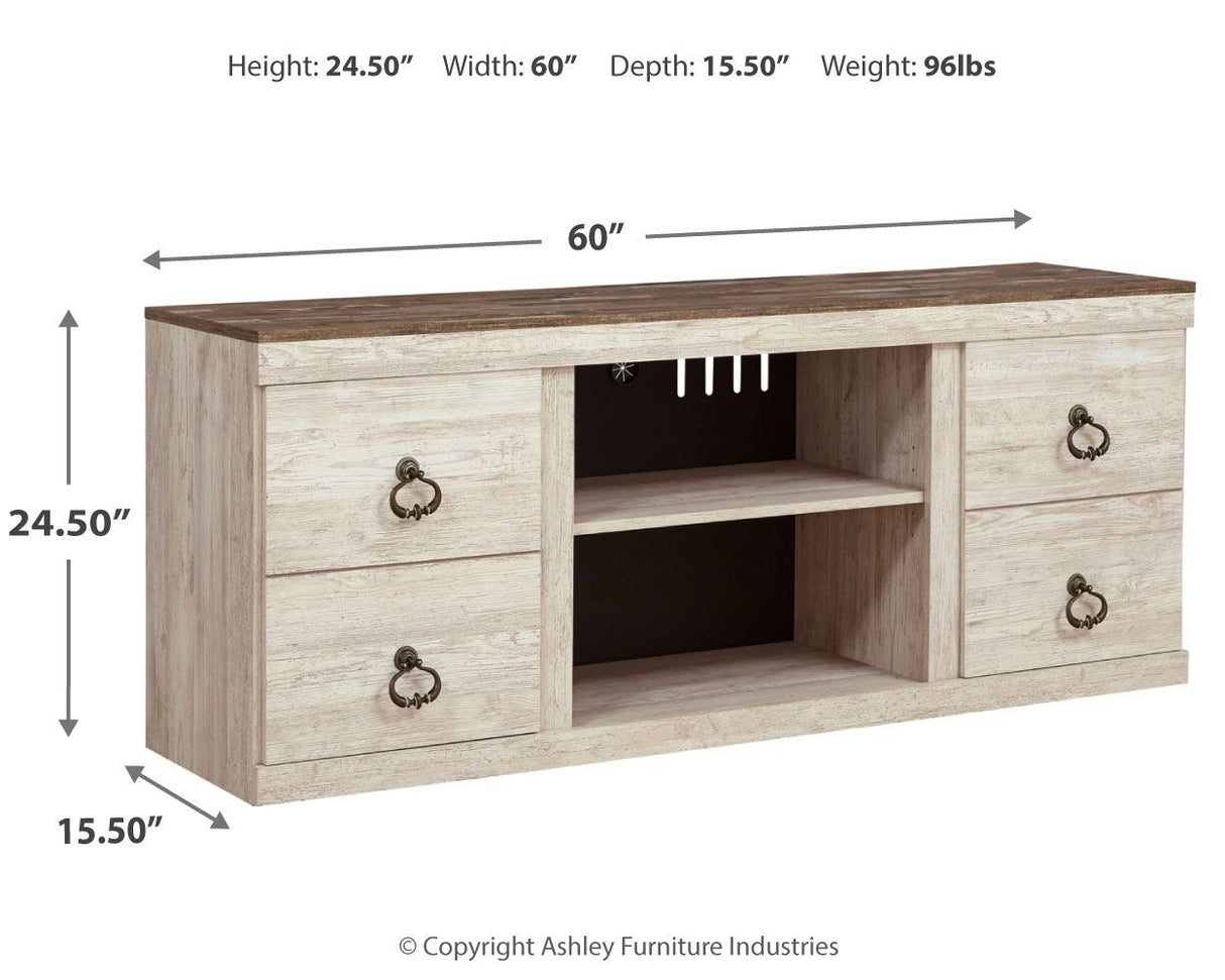 Willowton - TV Stand With Fireplace Option by Signature Design by Ashley® | Bel Furniture