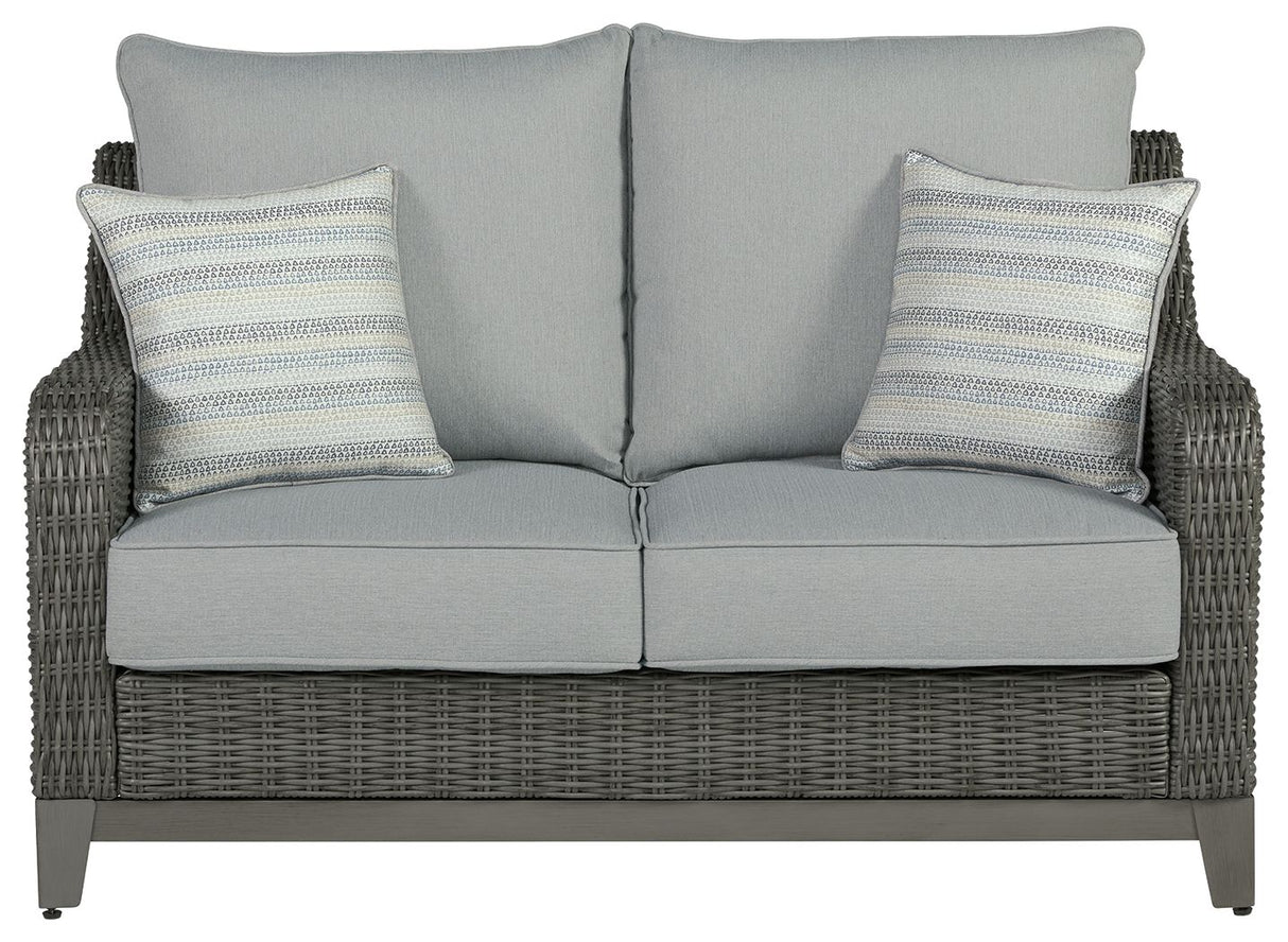 Elite Park - Gray - Loveseat w/Cushion by Signature Design by Ashley® | Bel Furniture