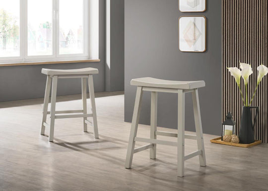 Alonzo - 17.5" Backless Ergonomic Counter Height Stool (Set of 2) by Lilola Home | Bel Furniture