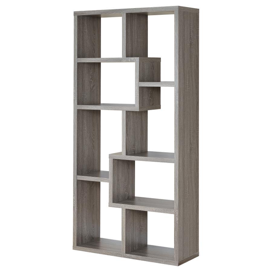 Theo - 6-Shelf Bookshelf by CoasterEveryday | Bel Furniture