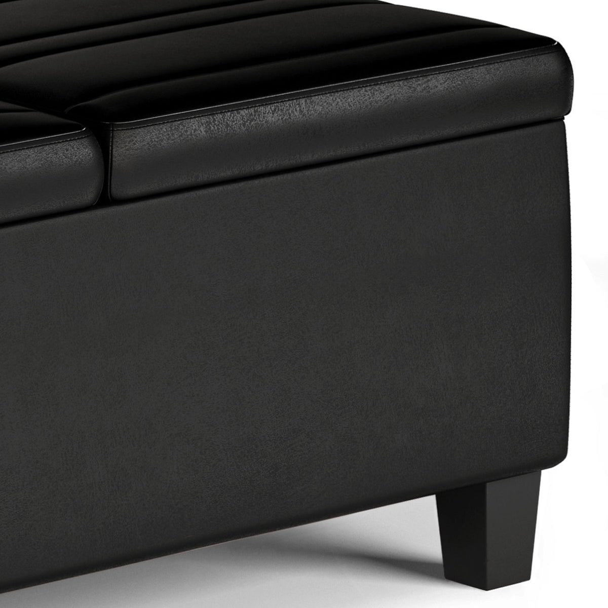 Ellis - Coffee Table Storage Ottoman Contemporary Design
