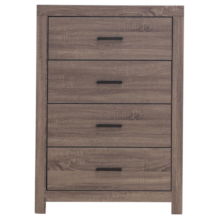 Brantford - 4-Drawer Bedroom Chest by CoasterEveryday | Bel Furniture
