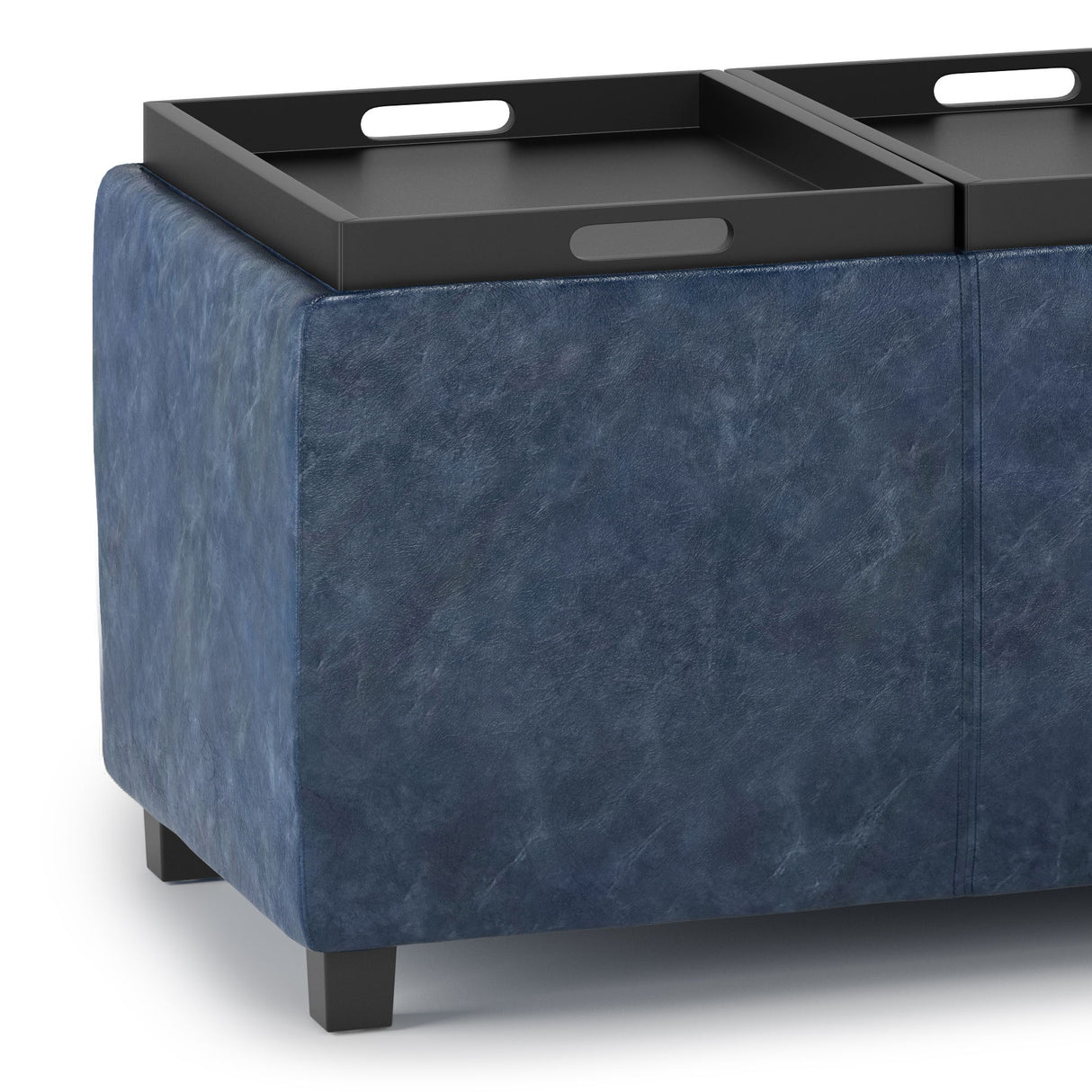 Avalon - Upholstered Storage Ottoman by Simpli-Home | Bel Furniture