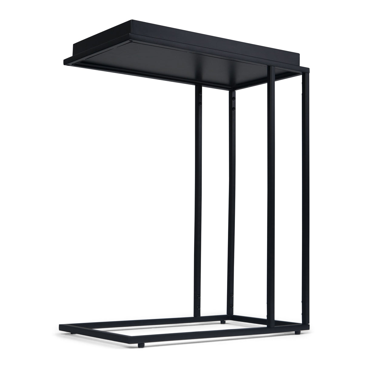 Garner - Tray Top C Side Table - Black by Simpli-Home | Bel Furniture