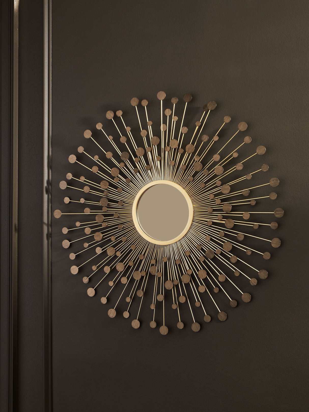 Morwenna - Bronze / Gold Finish - Accent Mirror by Signature Design by Ashley® | Bel Furniture