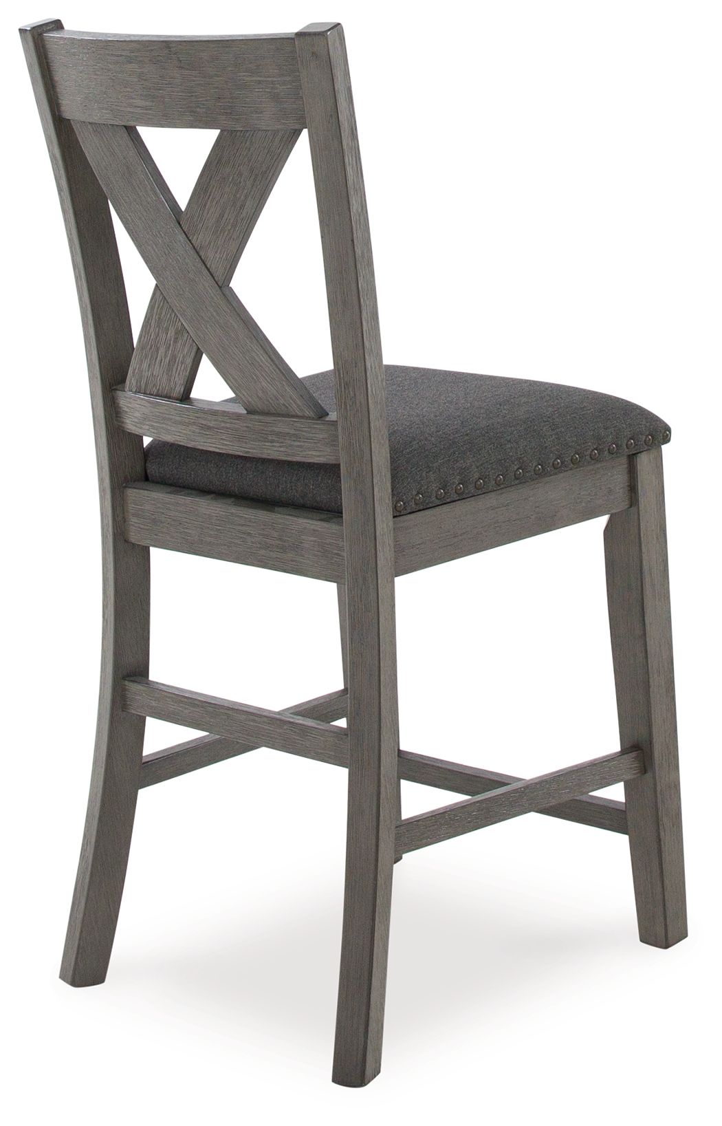 Caitbrook - Gray - Rect Drm Counter Table Set (Set of 7) by Signature Design by Ashley® | Bel Furniture