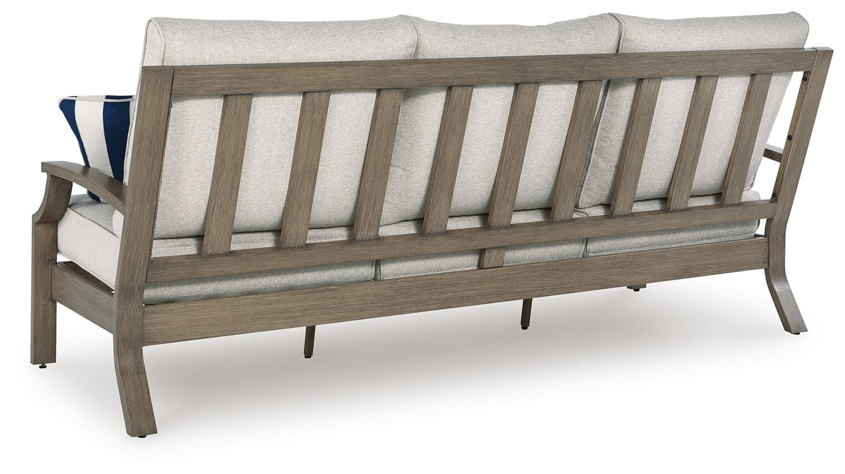 Rainier Ranch - Brown / Beige - Sofa With Cushion by Signature Design by Ashley® | Bel Furniture