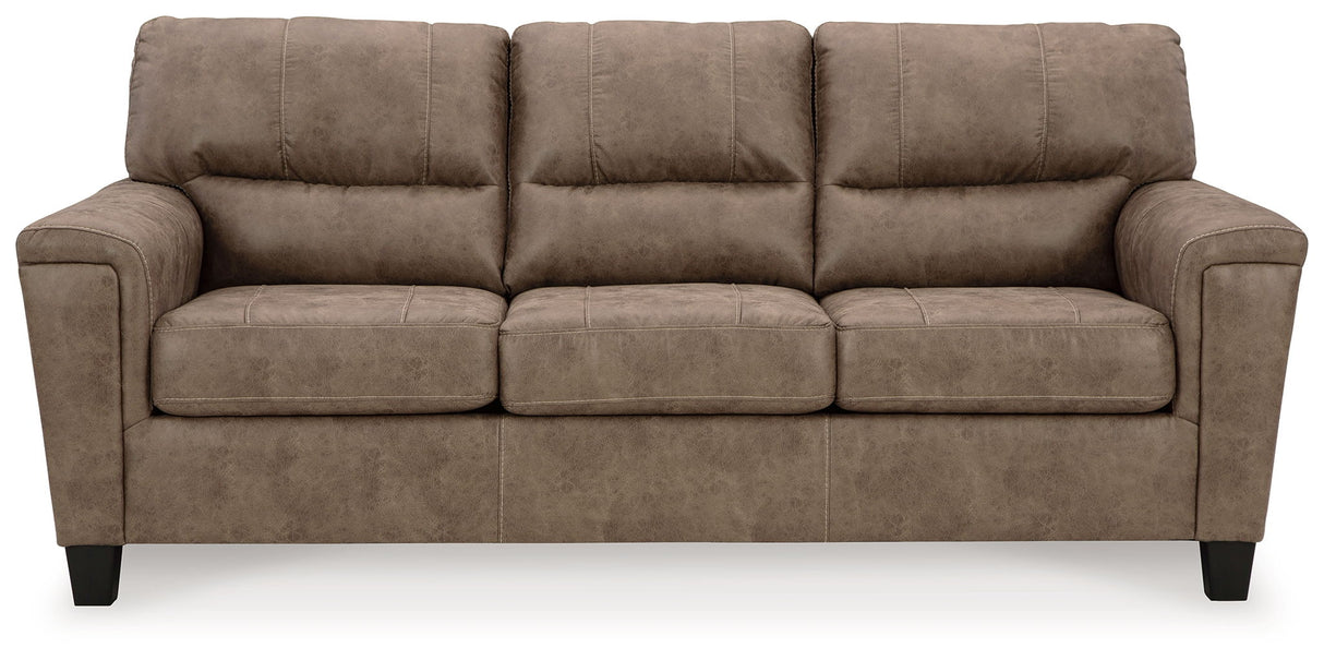 Navi - 3 Pc. - Sofa, Loveseat, Rocker Recliner - Fossil