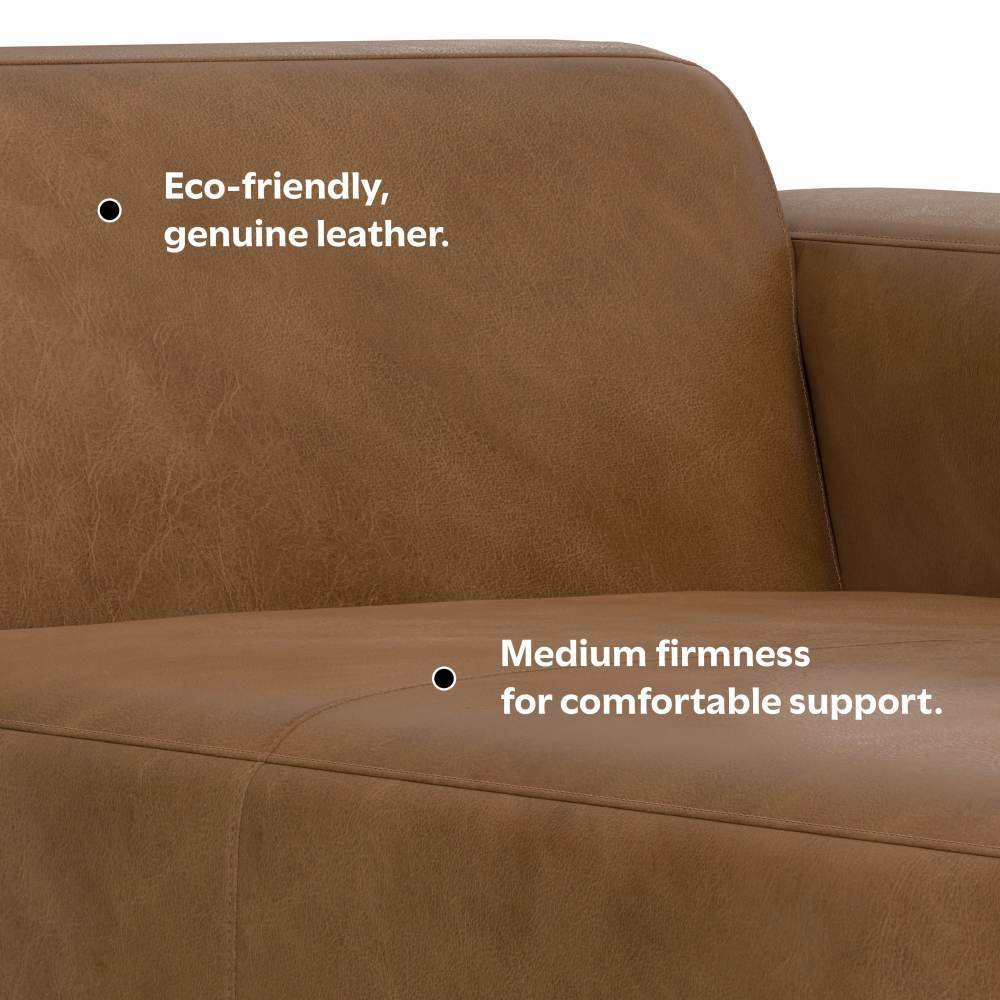Rex - Right Chaise Sofa Module - Brown by Simpli-Home | Bel Furniture
