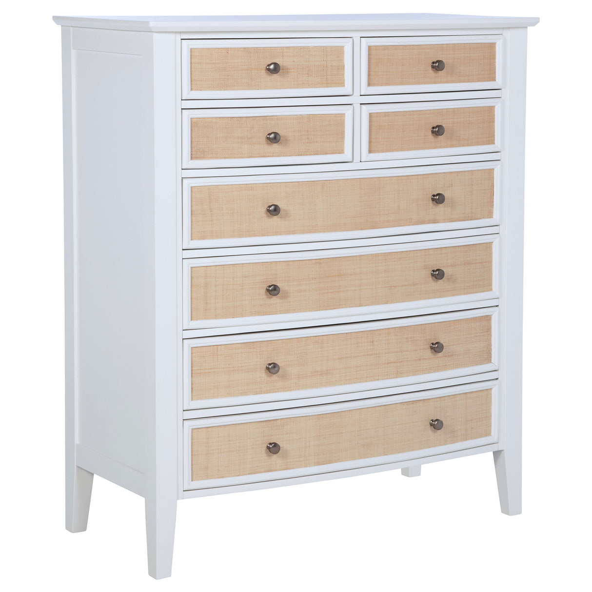 Bexhill - 8-Drawer Chest Of Drawers - White by Coaster Fine Furniture | Bel Furniture