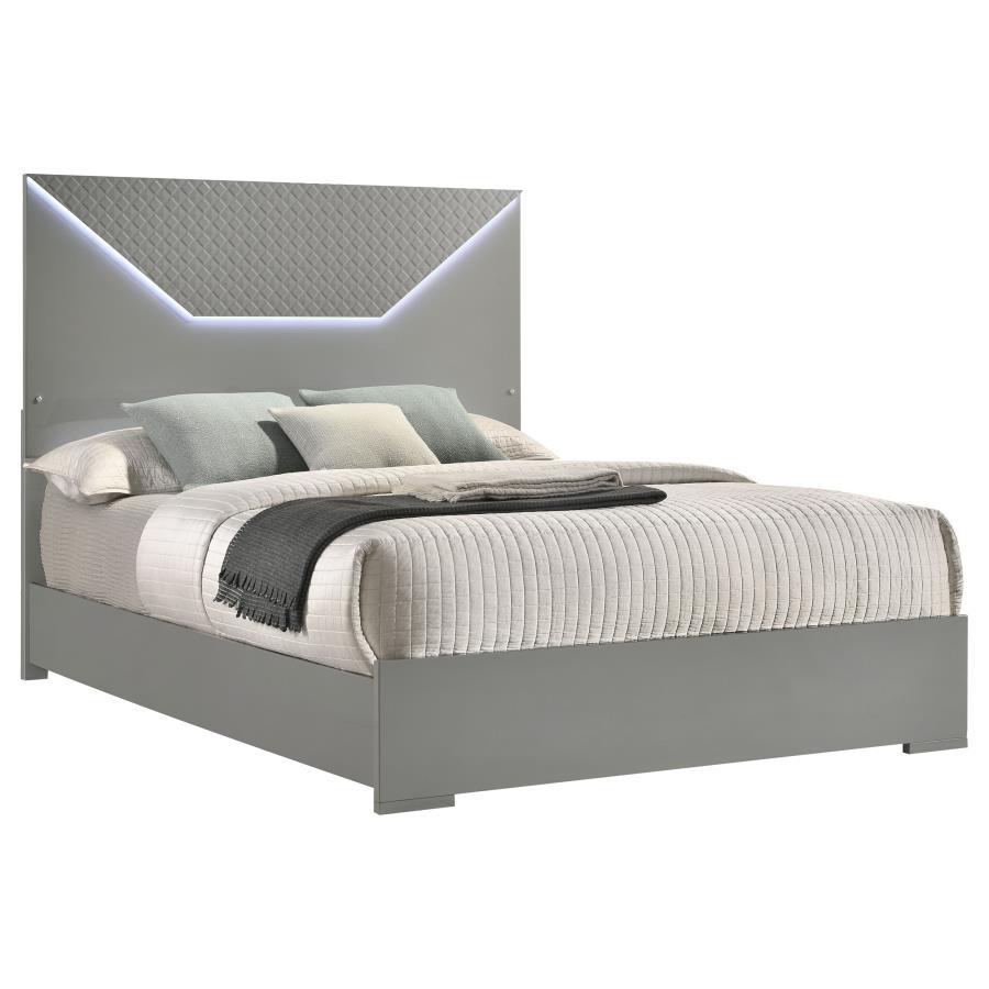 Ives - Panel Bed LED Headboard by Coaster Fine Furniture | Bel Furniture