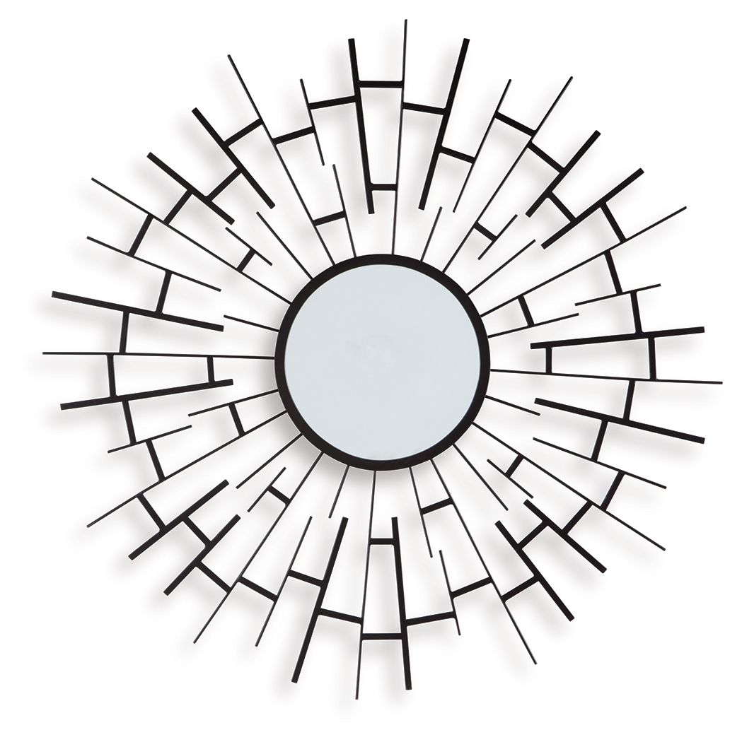 Garrenworth - Black - Accent Mirror by Signature Design by Ashley® | Bel Furniture