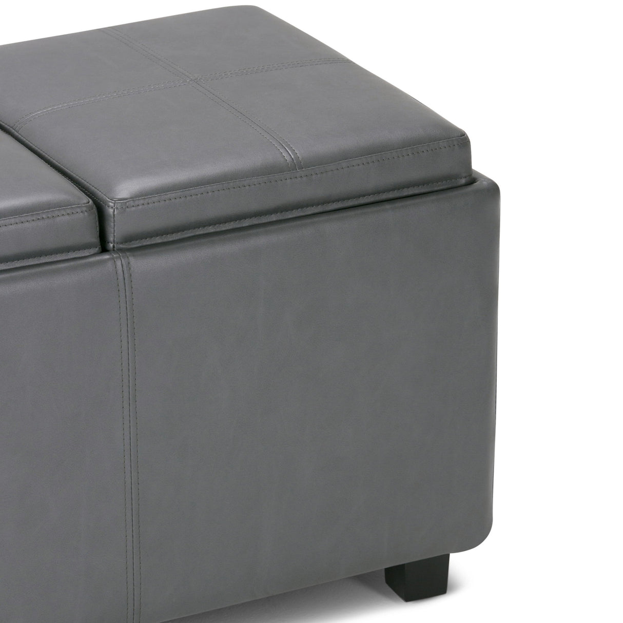 Avalon - Upholstered Storage Ottoman by Simpli-Home | Bel Furniture